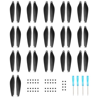 32Pcs Propellers for DJI Mini 3 Pro/Mini 4 Pro Drone Accessories Replacement Prop Blades Low Noise Exclusive Screws & Screwdrivers Silver Tips