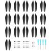 32Pcs Propellers for DJI Mini 3 Pro/Mini 4 Pro Drone Accessories Replacement Prop Blades Low Noise Exclusive Screws & Screwdrivers Silver Tips view 1