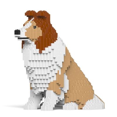 JEKCA Shetland Sheepdog 03S-M01 | Dog Plastic Building Blocks | Age 14+