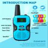 Walkie Talkies for Kids Long Range - 4 Pack Kid Walkie Talkies with Replaceable Shell Backlit LCD Flashlight 3 Miles Range - Gifts and Toys for 5-7 Year Old Boys and Girls view 2