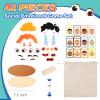 PP OPOUNT Social Emotional Learning Game, Funny Faces with 28 Expressions & 12 Emotion Flashcards, Ages 3+ view 2