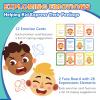 PP OPOUNT Social Emotional Learning Game, Funny Faces with 28 Expressions & 12 Emotion Flashcards, Ages 3+ view 3