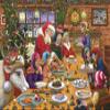 1000 Piece Jigsaw Puzzle - Christmas Dinner at Santa's Workshop -1000 Piece Jigsaw Puzzles for Adults - Hardest Jigsaw Puzzle, Festive Puzzle, Present view 1