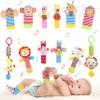 Bloobloomax Wrist and Foot Rattles - Hanging and Hand Bracelet Rattles, Ankle Socks for Newborns and Infants (12pcs) view 1