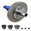 91T Spur Gear Slipper Clutch Set Upgrades Part Compatible with 1/10 Arrma Granite 4X4 550, Senton 4X4 550, Typhon 4X4 550, 91T 48DP Spur Differential Gear and 17T 19T 21T Pinions Gear Set, Blue view 1