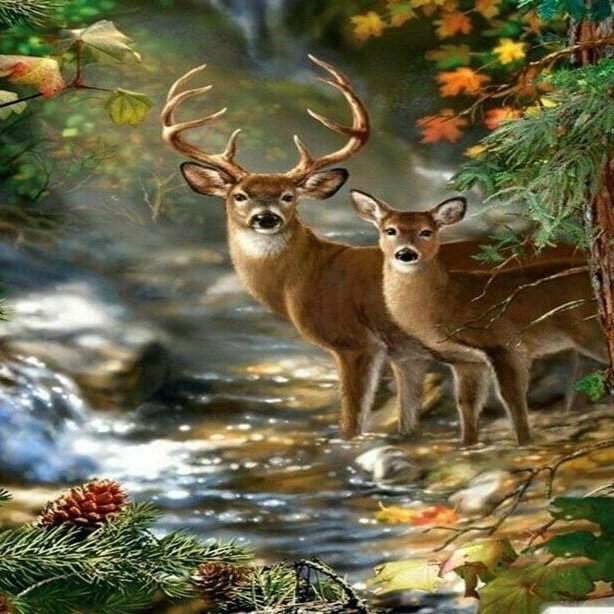 1000 Pieces Jigsaw Puzzle for Adults, Deer Animal Wooden Jigsaw Puzzle, Exercise Memory Relieve Stress Game Jigsaw Puzzle Family Activities Decompression Gifts