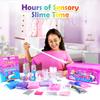 Original Stationery Unicorn Glow-in-The-Dark Slime Kit for Girls Ages 712, DIY Slime Making Set with 25+ Mix-Ins & Activator, Fun Creative Craft Activity, Easter & Birthday Gift for Kids view 4