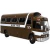 1966 PD4107 Buffalo Coach Bus U.S. Army Military Police Fort Dix Vintage Bus & Motorcoach Collection 1/87 Diecast Model by Iconic Replicas 87-0289 view 1
