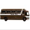 1966 PD4107 Buffalo Coach Bus U.S. Army Military Police Fort Dix Vintage Bus & Motorcoach Collection 1/87 Diecast Model by Iconic Replicas 87-0289 view 2