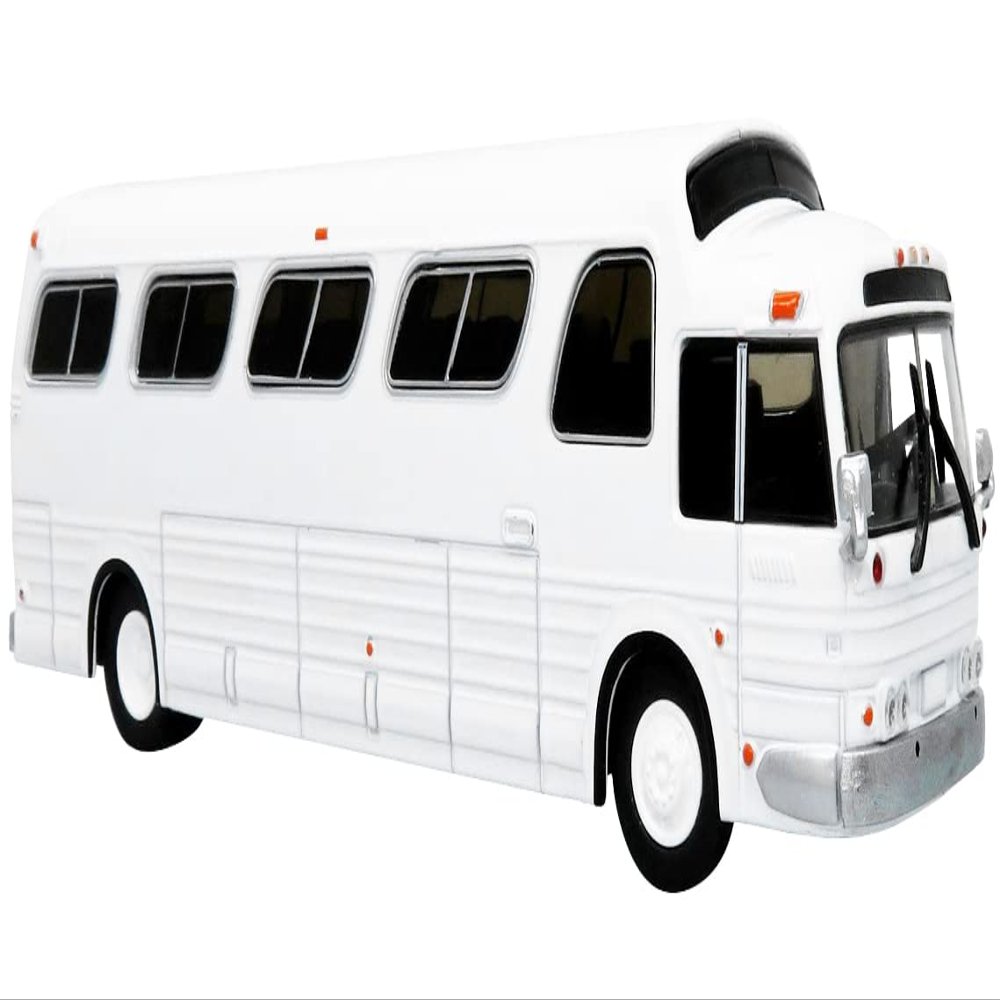 1966 PD4107 Buffalo Coach Bus Blank White Vintage Bus & Motorcoach Collection 1/87 Diecast Model by Iconic Replicas 87-0288
