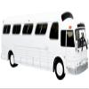 1966 PD4107 Buffalo Coach Bus Blank White Vintage Bus & Motorcoach Collection 1/87 Diecast Model by Iconic Replicas 87-0288 view 1