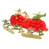 Lanard The Corps! Universe Army Playset - 104 Pieces, 3 Troop Army Set, Battle Base Lid, Carry Handle Case, Kids Ages 3+ view 4