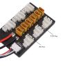 Parallel Charging Board 1-3S LiPo Battery Balance Charger Expansion Adapter ABS Charging Plate for IMAX B6 Charger view 2