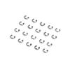 Losi E-Clip 1.5mm 20 LOS216006 Elec Car/Truck Replacement Parts view 1