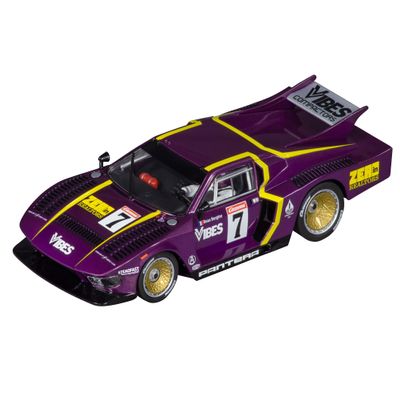 Carrera 27720 De Tomaso Pantera No.7 1:32 Scale Analog Slot Car Racing Vehicle Evolution Slot Car Race Tracks