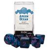 Deluxe Series 4 Fantasy Dice - Set of 7 Dice (Choose)! (Argon Ocean) view 1