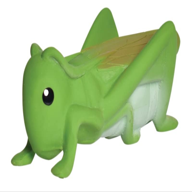 Grasshopper made of natural rubber. TIKIRI
