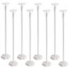 15 Set Balloon Stick Stand Kit, Balloon Cup with Balloon Pole and Table Desktop Stand Base Support Holder for Wedding Birthday Baby Shower Any Party Balloon Accessories(White) view 1