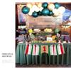 Baby Birthday Decoration 1st Birthday High Chair Banner Christmas Decorations Green&Red Burlap Banner Theme Party Supplies (Green&Red) view 3