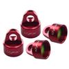4Pc Set upgrades Aluminum 6061-T6 Damper Top Cap For Gpm And Original Shock Absorbers Traxxas 1/8 4Wd Sledge Monster Truck95076-4RC Cars by GPM (red) view 1