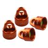 GPM RACING 4Pc Set upgrades Aluminum 6061-T6 Damper Top Cap For Gpm And Original Shock Absorbers Traxxas 1/8 4Wd Sledge Monster Truck95076-4RC Cars by GPM (orange) view 1