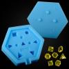 CZYY DND Dice Mold Silicone 7 Standard Polyhedral Sharp Edge Dice Slab Mould for D&D, Tabletop RPG view 1