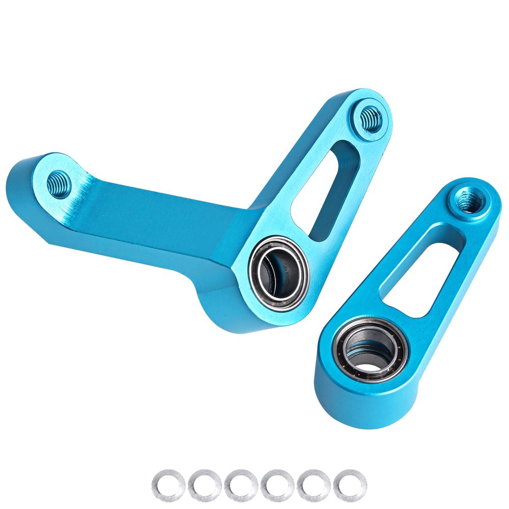 Hobbifire Steering Arms Aluminum Replace 22033 for Tamiya TD4 Built-in Ball Bearings