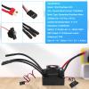 3650 5900KV Sensorless Brushless RC Motor 120A Brushless ESC & Program Card Set Waterproof Motor ESC Combo 3.175mm Shaft Motor for 1:10 Scale RC Car Truck Update Parts view 4