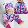 SOTOGO 5 Sets Doll Clothes Outfits Jumpsuits with Hats for 14 to 17 Inch New Born Dolls, American 18 Inch Dolls Clothes and Accessories view 2