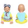 SOTOGO 5 Sets Doll Clothes Outfits Jumpsuits with Hats for 14 to 17 Inch New Born Dolls, American 18 Inch Dolls Clothes and Accessories view 3