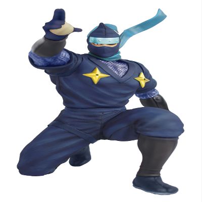 CCP Muscular Collection CMC Series NO.EX The Ninja 2.0 Three Monkeys Dark Art Ver. Special Color, Total Height Approx. 7.5 inches (19 cm), PVC Pre-painted Complete Figure