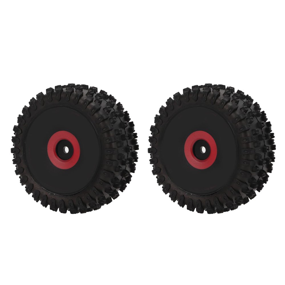 Rc Tires , Rc Wheels , Rc Car Wheels , 1/12 Rc Rubber Wheels And Tires Set For Wltoys 124016 1/12 Remote Control Vehicle Upgrade Parts
