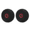 Rc Tires , Rc Wheels , Rc Car Wheels , 1/12 Rc Rubber Wheels And Tires Set For Wltoys 124016 1/12 Remote Control Vehicle Upgrade Parts view 1
