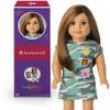 American Girl Truly Me 18-inch Doll #107 with Brown Eyes, Brown Hair, Light-to-Medium Skin, Camo T-shirt Dress, For Ages 6+ view 1