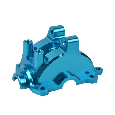 Aluminum Front Rear Differential case Gearbox Cover Upper for Tamiya TT-02 TT-02D TT-02B TT-02FT Upgrade Parts (Blue)