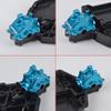 Aluminum Front Rear Differential case Gearbox Cover Upper for Tamiya TT-02 TT-02D TT-02B TT-02FT Upgrade Parts (Blue) view 4