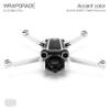 WRAPGRADE Skin Stickers Compatible with DJI Mini 3 Pro | Accent Color (Black Bumpy CAMO) view 2