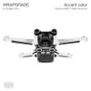 WRAPGRADE Skin Stickers Compatible with DJI Mini 3 Pro | Accent Color (Black Bumpy CAMO) view 3
