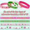 Capoda 24 Pcs One in a Melon Party Decorations, Watermelon Themed First Birthday Wristbands Summer Fruit Party Silicone Bracelets for Kids 1st Birthday Baby Shower Supplies view 3