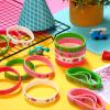 Capoda 24 Pcs One in a Melon Party Decorations, Watermelon Themed First Birthday Wristbands Summer Fruit Party Silicone Bracelets for Kids 1st Birthday Baby Shower Supplies view 4