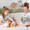 100 Pcs Mini Plush Animals Toy Set Cute Small Stuffed Animal Keychain Assortment for Boys Girls Valentine Carnival Prize Christmas Claw Machine Party Favor Classroom Reward Goodie Fillers, 28 Styles view 3