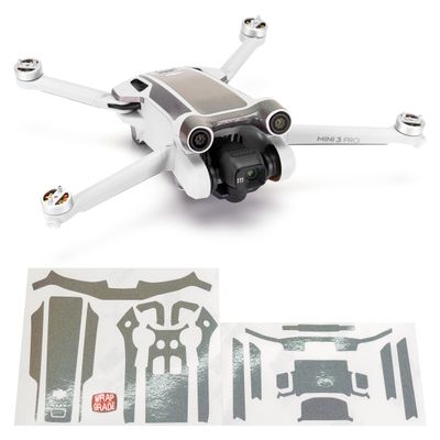 WRAPGRADE Skin Stickers Compatible with DJI Mini 3 Pro | Accent Color (Coloration-X)