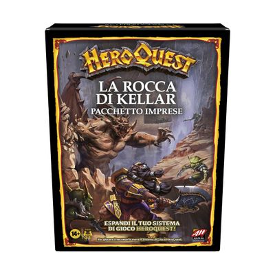 Avalon Hill Hasbro Gaming, HeroQuest The Rock of Kellar, Pack of Business, Dungeon Crawler Style Fantasy Adventure Game, to Play You Need to Have The Basic HeroQuest Game System