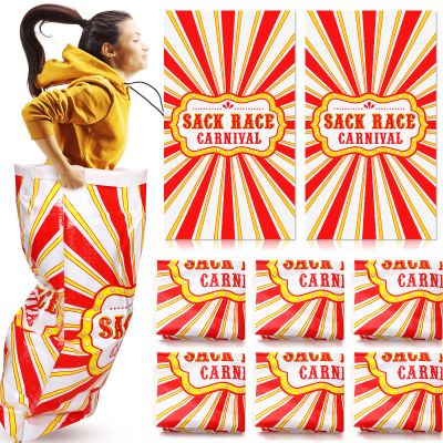 Zhengmy 12 Pcs Large Potato Sack Race Bags 24"x40" Racing Bags for Kids and Adults, Outdoor Lawn Games, Family Reunion, Outdoor Picnic Party, Outside Yard Lawn Easter Carnival Games(null)