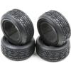 HOBBYSOUL 1/10 On Road Tires Arrows Soft Rubber Tyres Height 65mm fit 1/10 Traxxas HSP Tamiya HPI Kyosho RC On Road Run-flating Car, Pack of 4 view 3