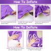 15th Birthday Balloons for Girls, 15 Inch Giant Purple Foil Number 15 Balloons with Purple Confetti Balloons Kit, Digit 1 & 5 Helium Balloons for Boys Women Men 15th 51st Anniversary Party Decorations view 3