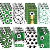 24 Pcs Sports Party Favors Soccer Mini Notepads Soccer Notebooks for Kids Spiral Journal Notebooks Teacher School Classroom Reward Supplies for Teens Boys Girls First Day Back to School view 1