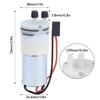36V Water Cooling Pump RC 370 Water Pump Equipped With Step-Down Module Portable Low Noise Mini Water Transfer Utility Pump for RC Boats Motor view 2