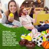 HyDren 96 Pieces Sports Stress Balls Mini Foam Sport Ball Squeeze Toy Include Storage Bag Basketball Football Baseball Soccer Tennis Volleyball for Stress Relief, Relaxation Party Favor for Boys Girls view 4