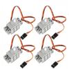 Sparkleiot 270 Degree Rotation Servo for Arduino Microbit Raspberry Pi Geekservo Compatible with Standard Building Blocks Support kittenblock makecodePack of 4 view 1